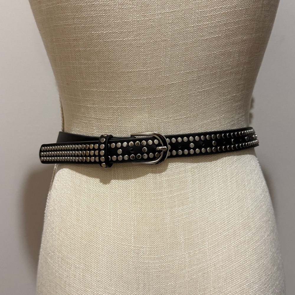 Black and Silver embellished belt bag - Picture 3 of 5